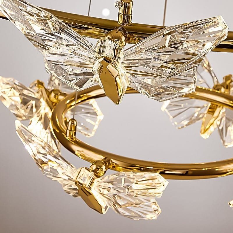 Flutter Gold 6 Hanging Lamp
