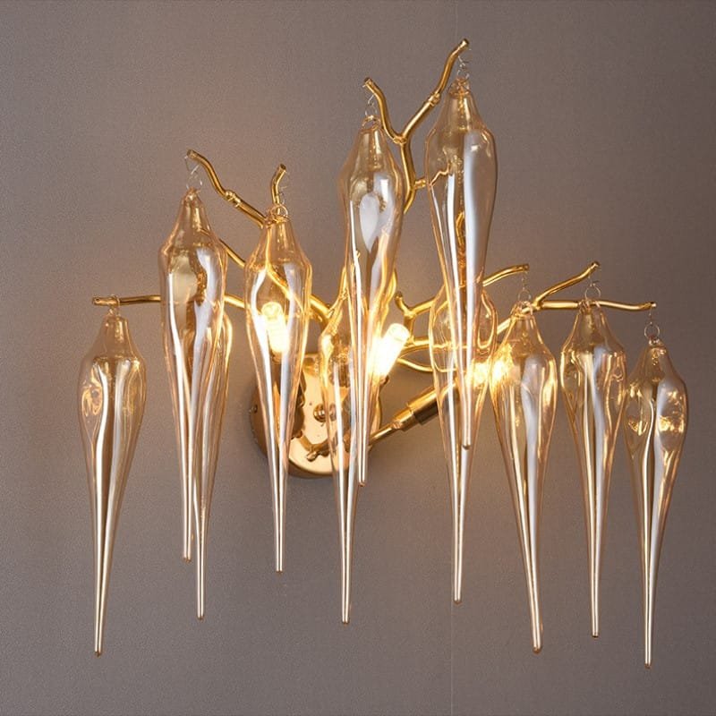 Frozen Drop (Amber) Wall Lamp