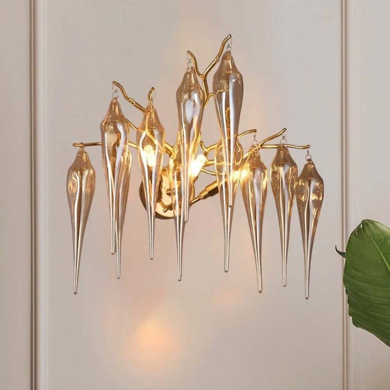 Frozen Drop (Amber) Wall Lamp