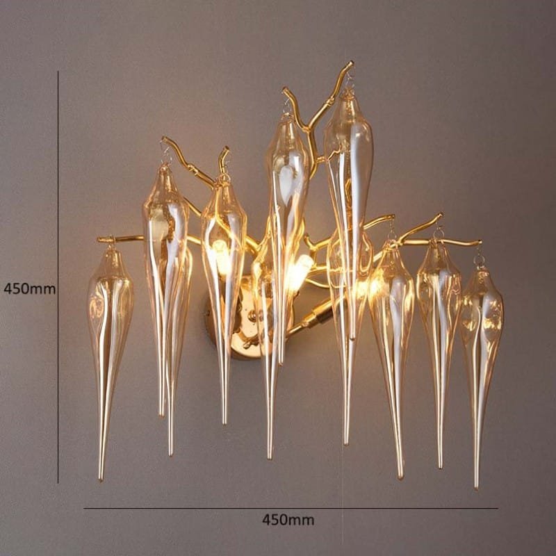 Frozen Drop (Amber) Wall Lamp