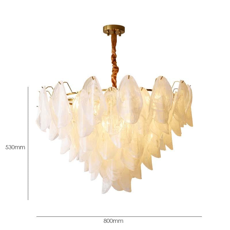Glacial Glass Chandelier