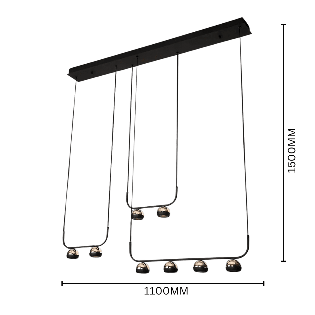 Veil of Secrets Luxury Modern Chandelier