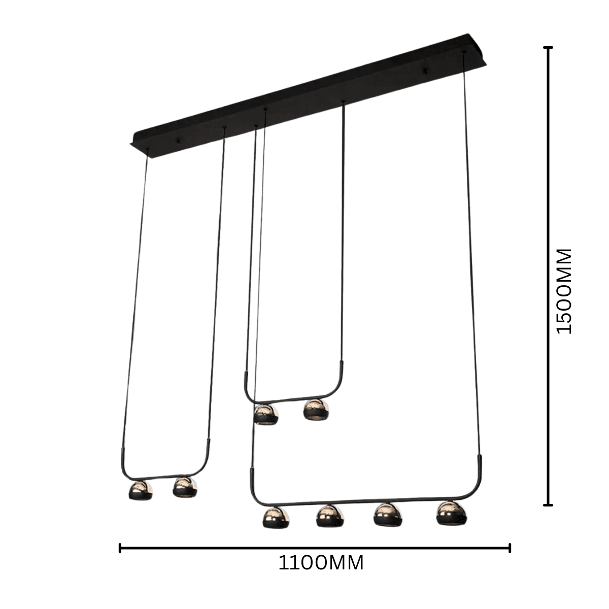 Veil of Secrets Luxury Modern Chandelier