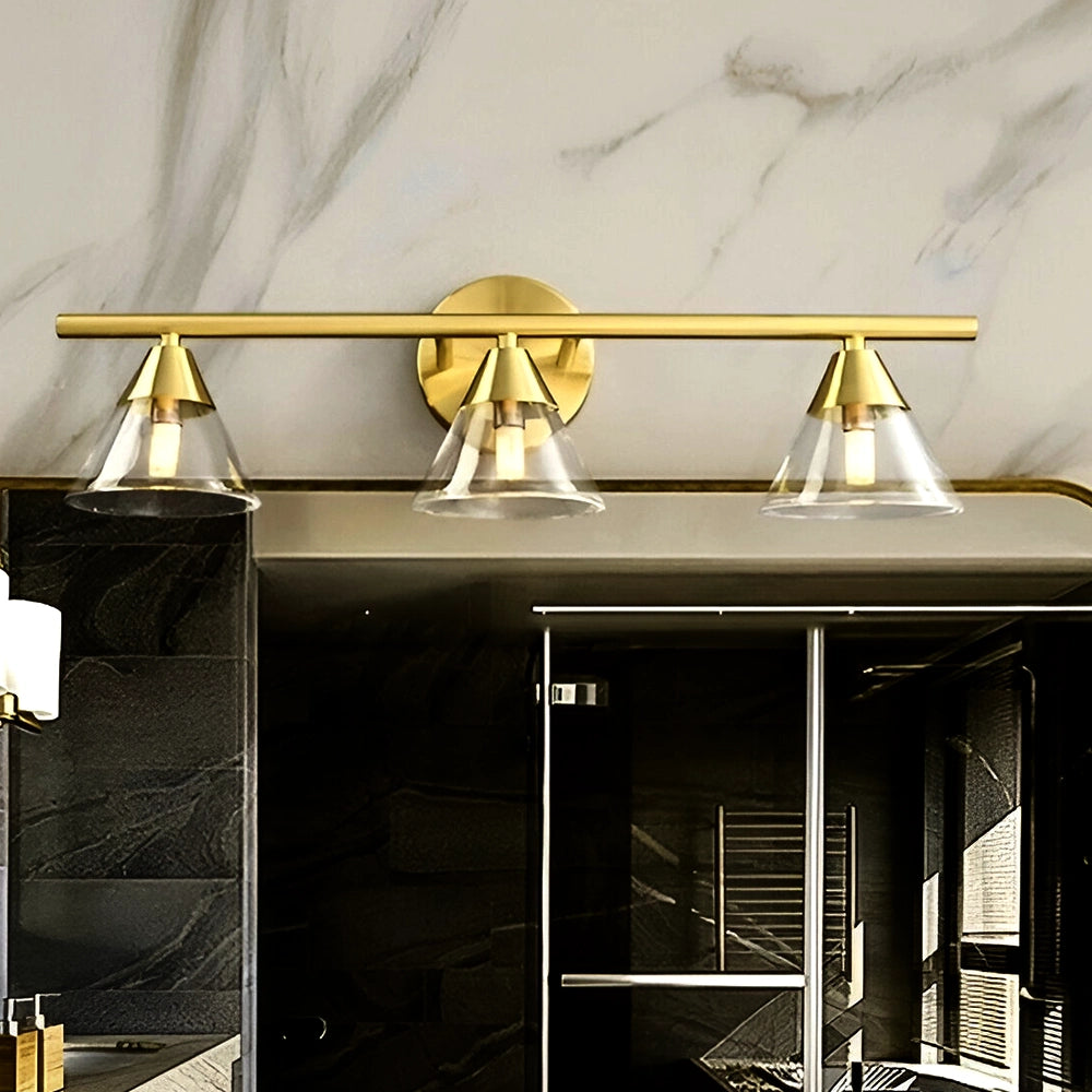 Gold Vanity Contemporary Mirror Light
