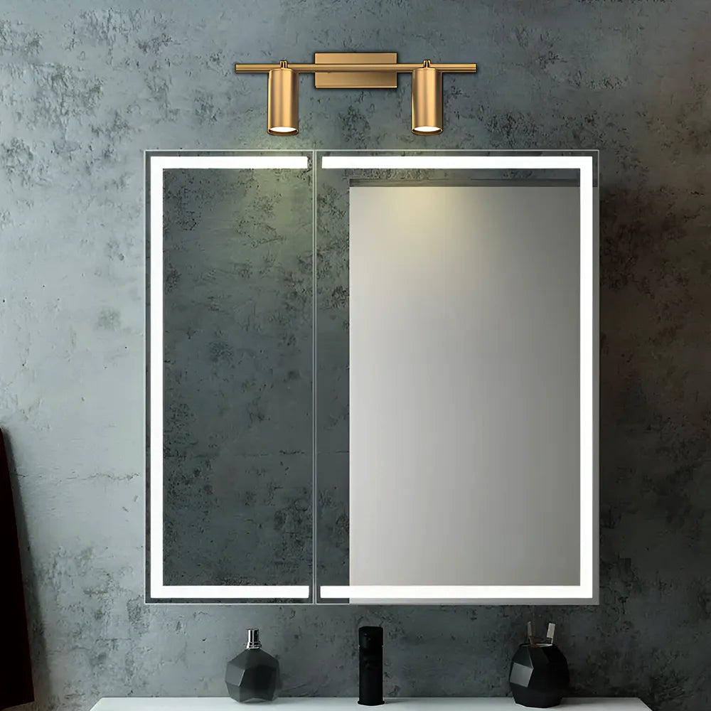 Golden Binary Mirror Light