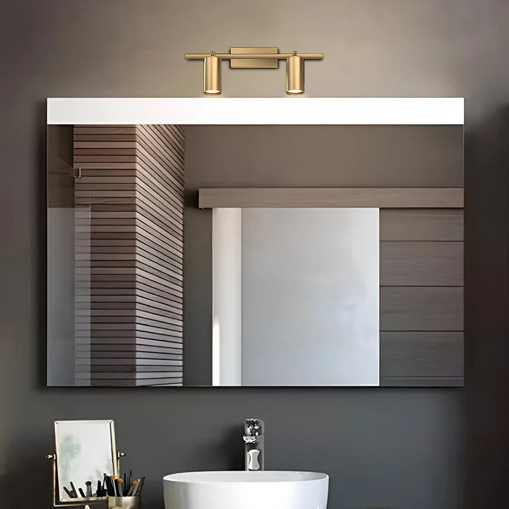 Golden Binary Mirror Light