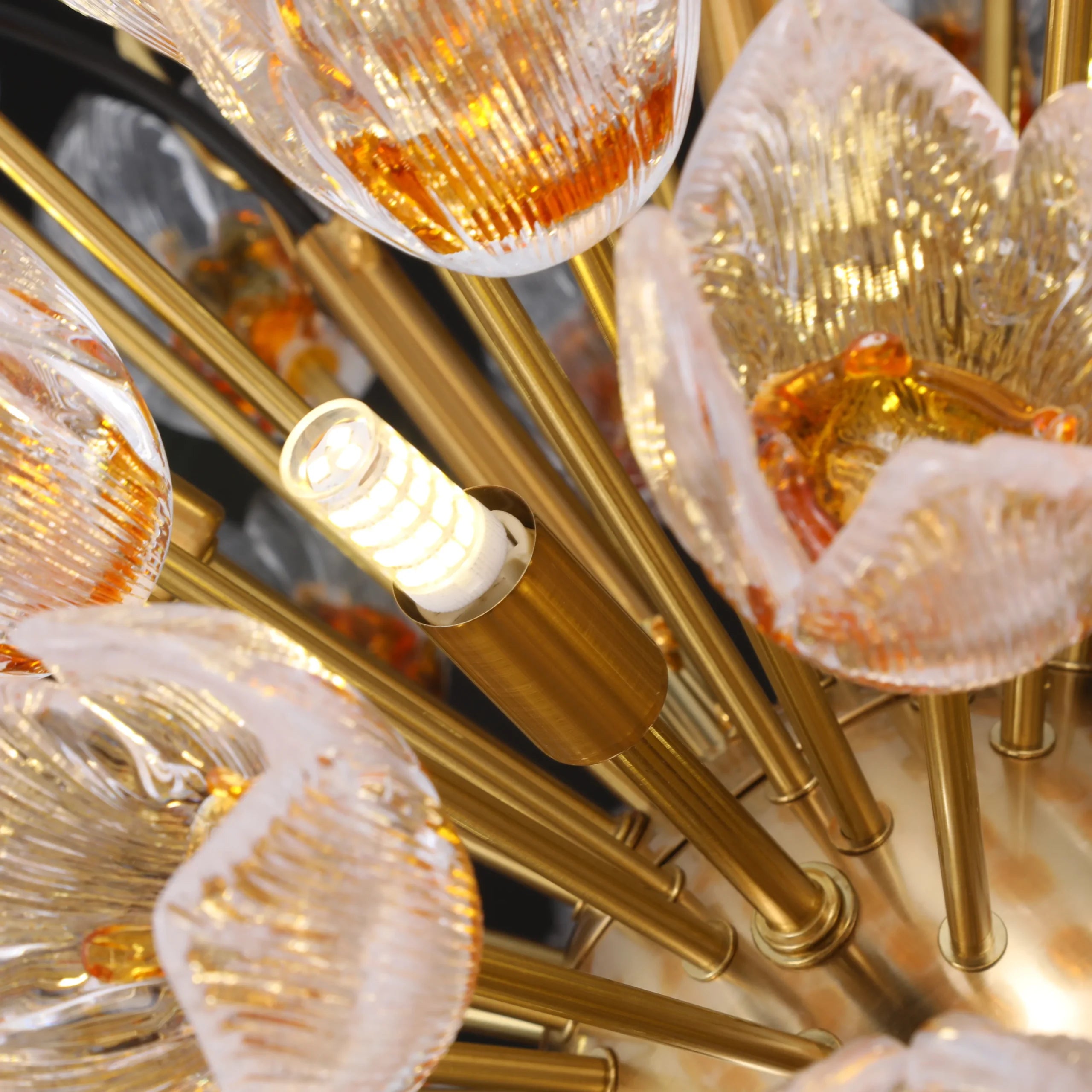 Blossia Tulip Glass Chandelier