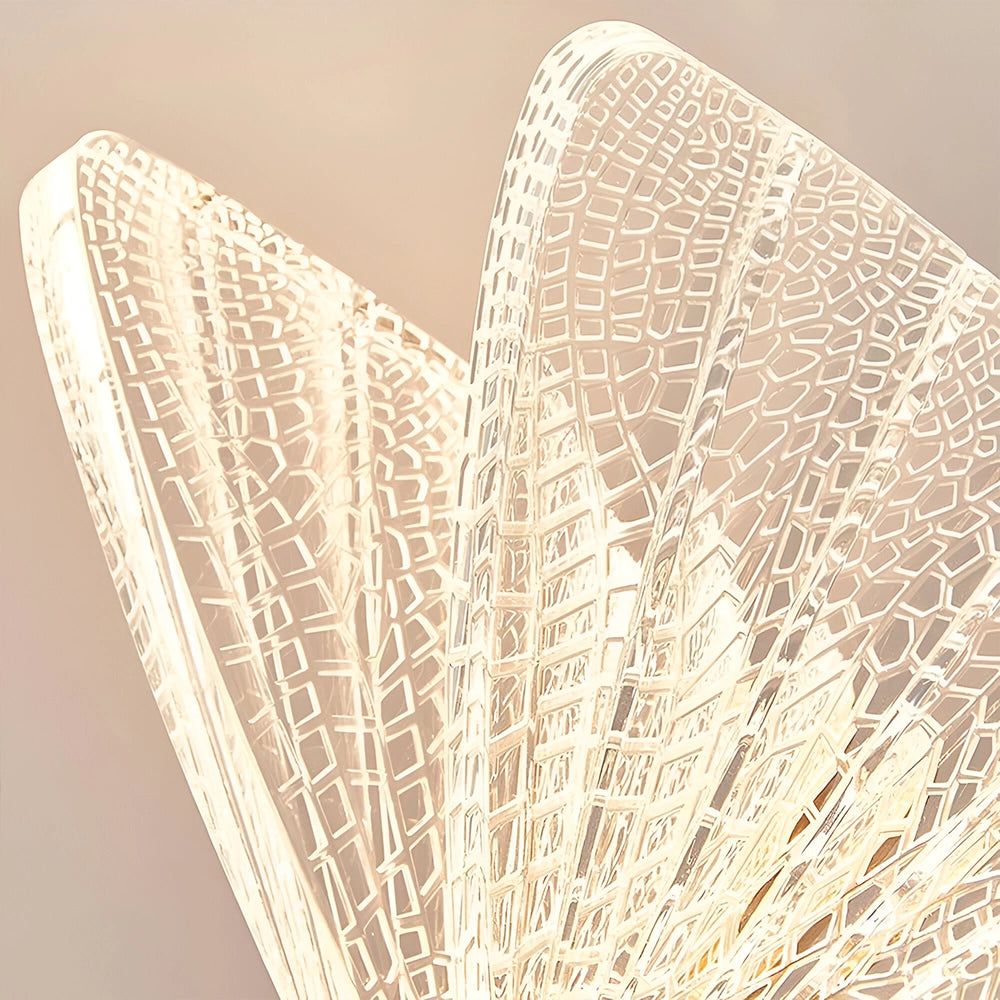 Golden Butterfly Bloom Wall Light