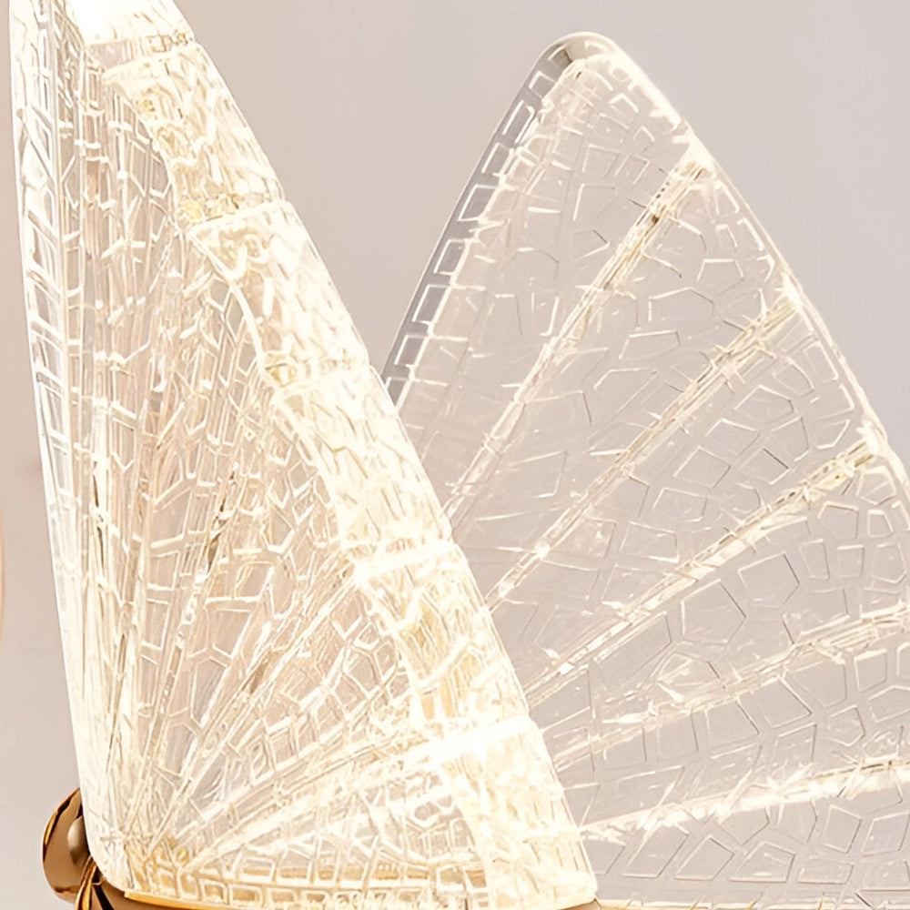 Golden Butterfly Bloom Wall Light