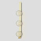 Golden Trio Bubble Wall Light