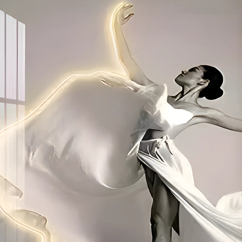 Graceful Ballerina Elegant Dance Wall Art