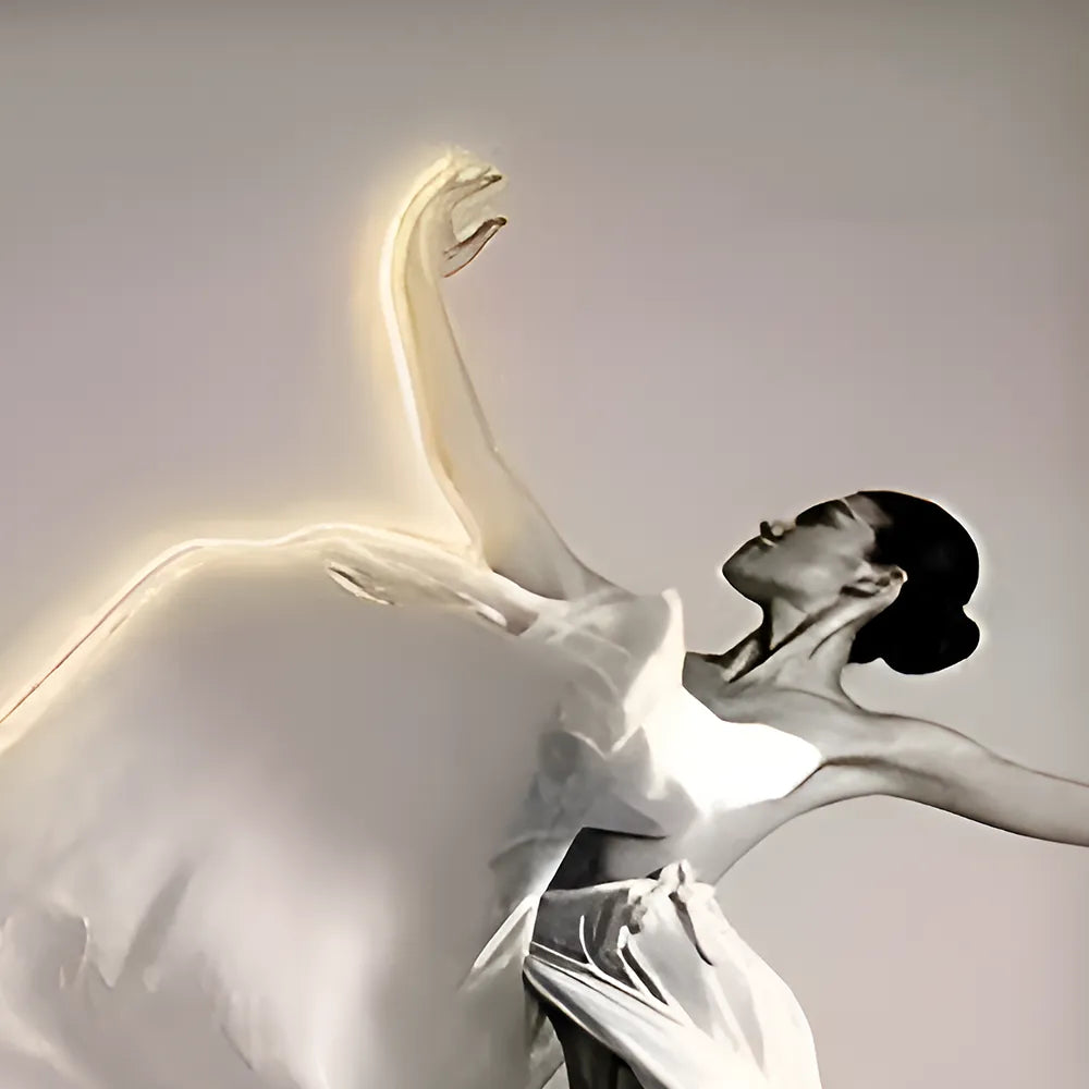 Graceful Ballerina Elegant Dance Wall Art