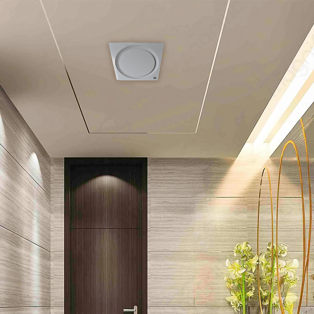 Gravity Ex Ceiling Mount Exhaust Fan with 4" to 6" Increaser