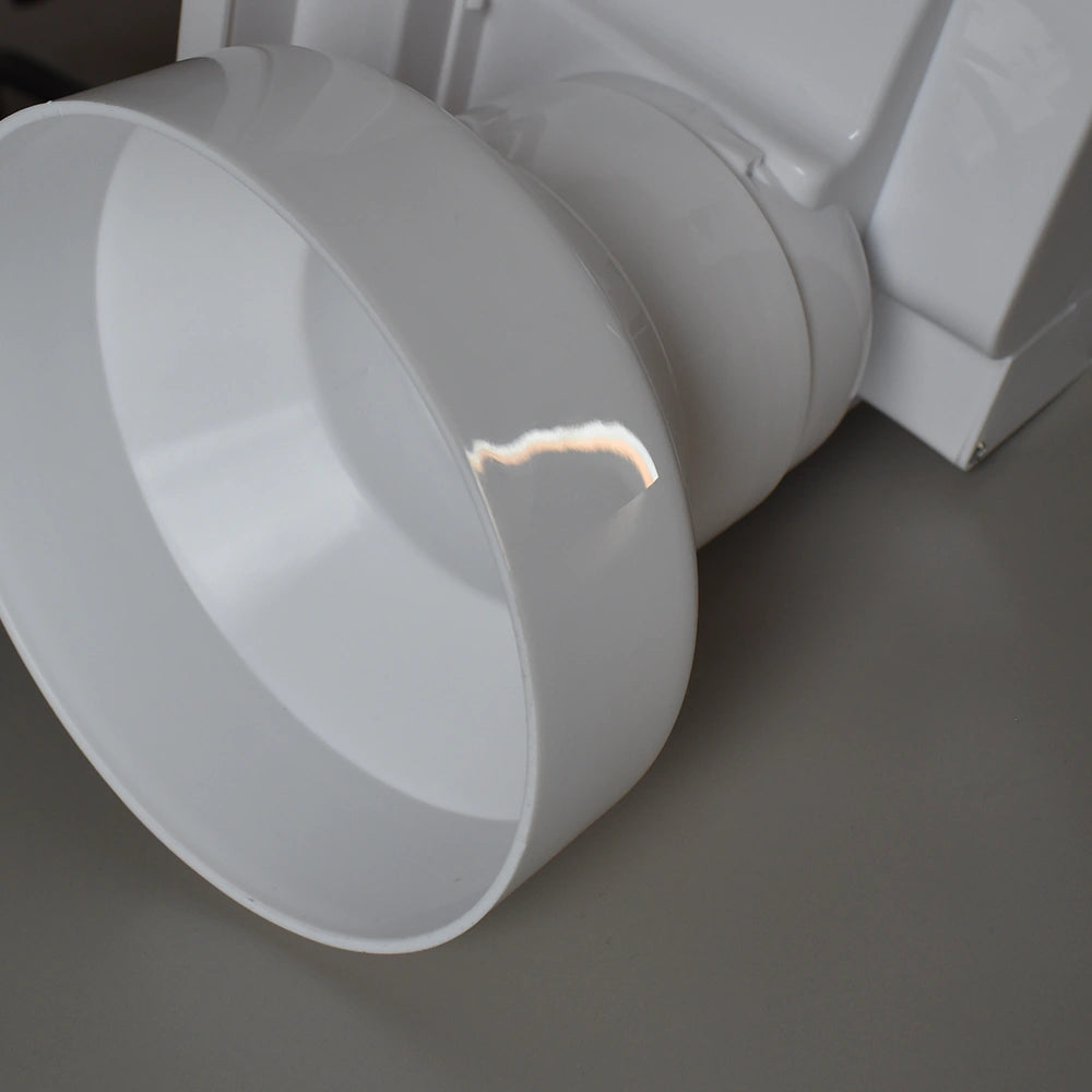 Gravity Ex Ceiling Mount Exhaust Fan with 4" to 6" Increaser
