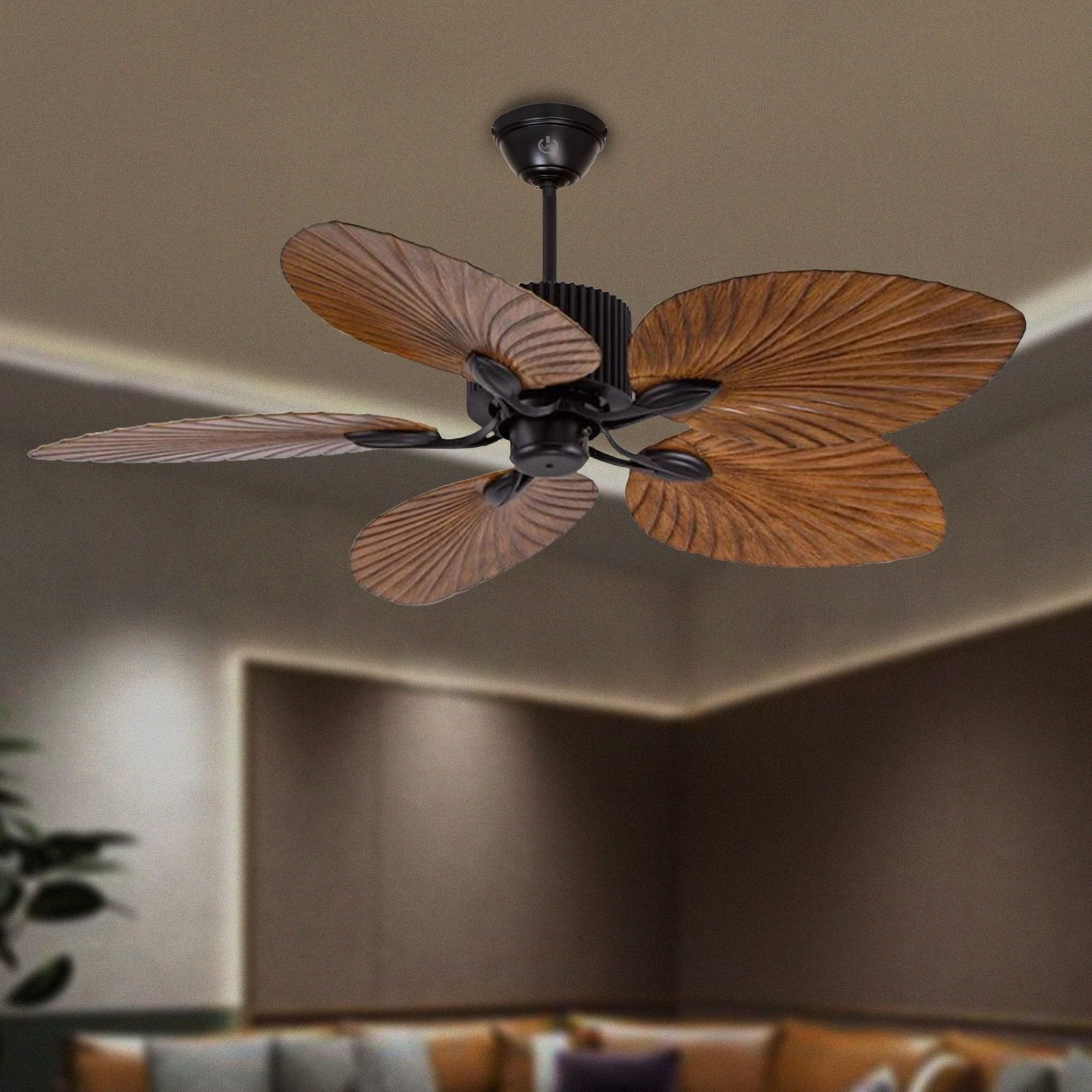 Harrier Dark Brown Ceiling Fan | 40W BLDC Motor | 1320mm | Metal Body
