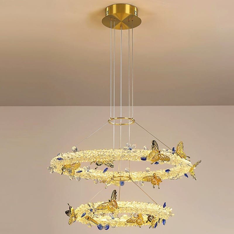 Heart Of Gold LED Chandelier