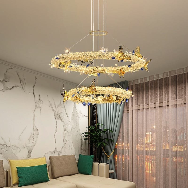 Heart Of Gold LED Chandelier