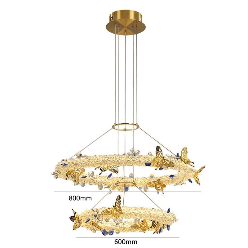 Heart Of Gold LED Chandelier