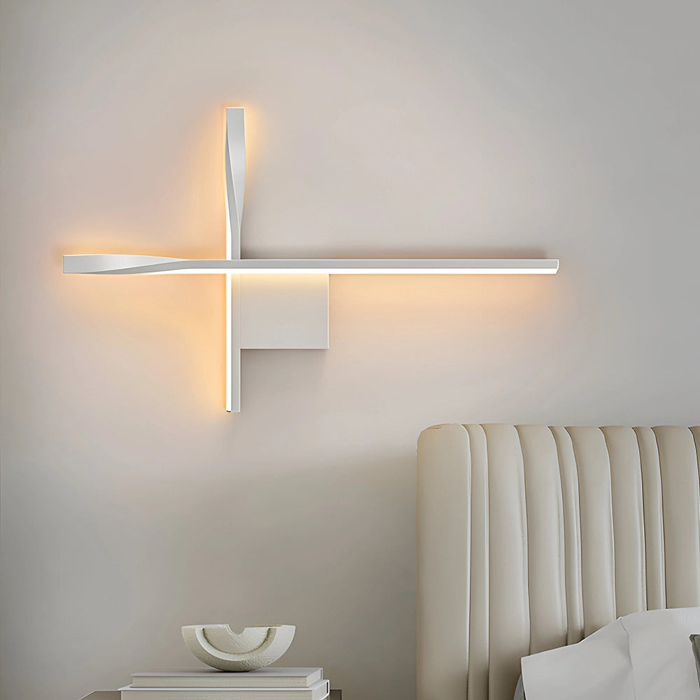 Helix Axis Linear LED Wall Lamp – Light Art Studio | Crafting Spaces ...