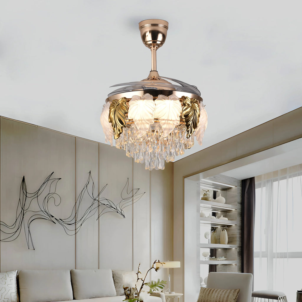 Pelican Gold Ceiling Fan | 40W BLDC Motor | Metal Body
