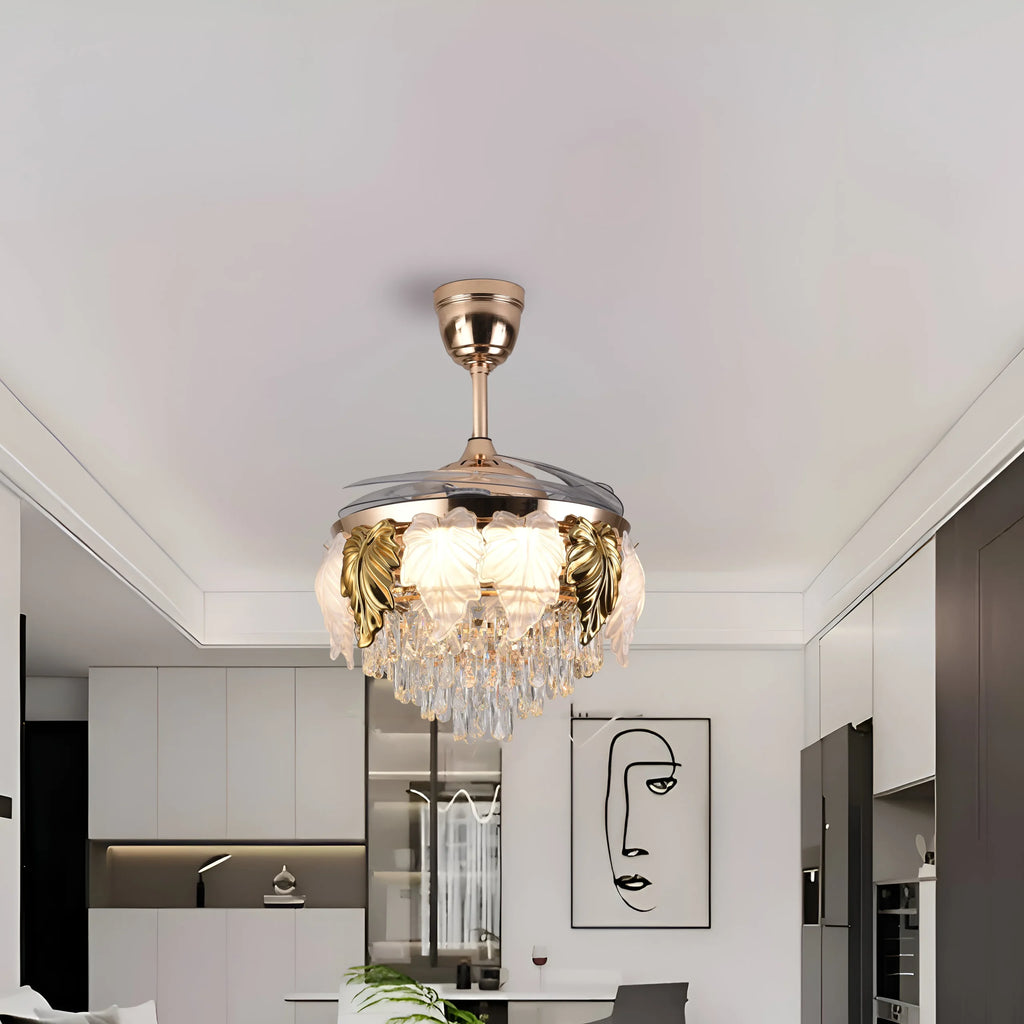 Pelican Gold Ceiling Fan | 40W BLDC Motor | Metal Body
