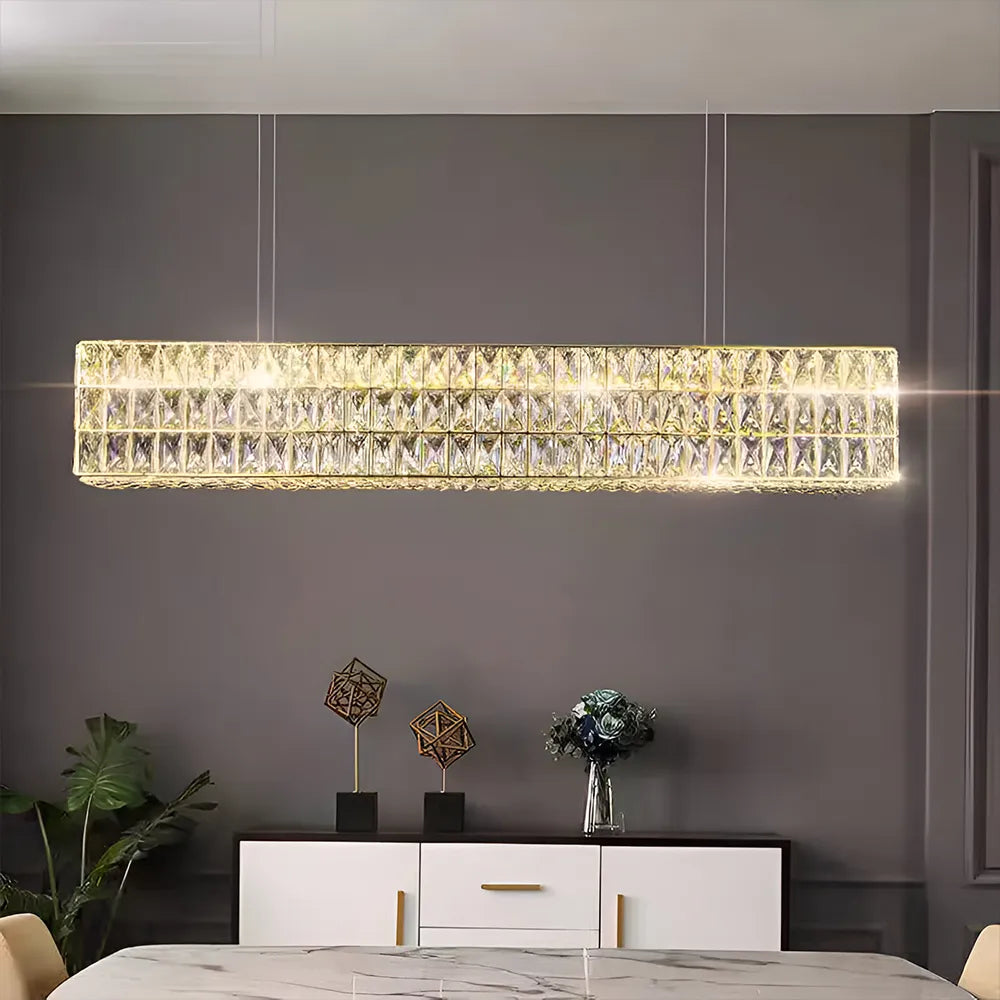 Jewel Drop (Linear) Crystal Chandelier