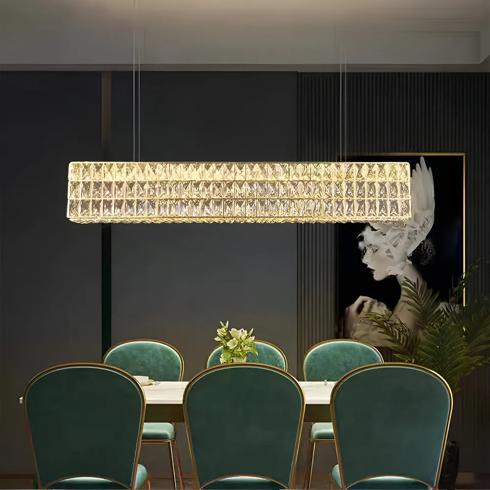 Jewel Drop (Linear) Crystal Chandelier