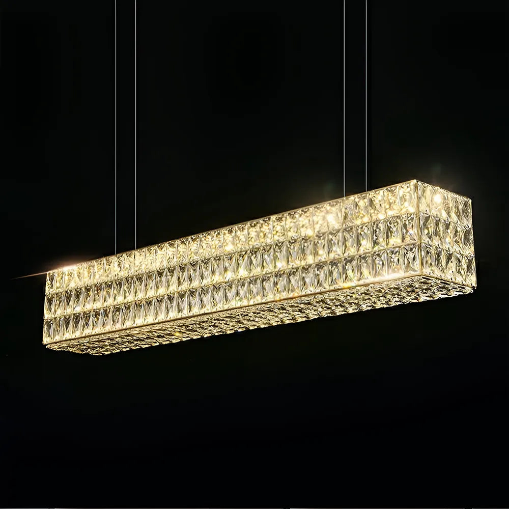 Jewel Drop (Linear) Crystal Chandelier