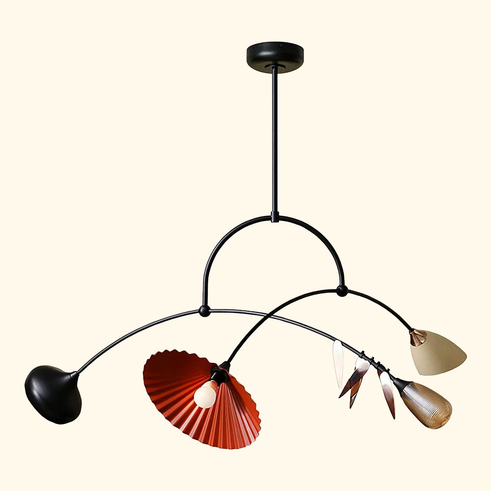 Kinetic Bloom Abstract Modern Chandelier
