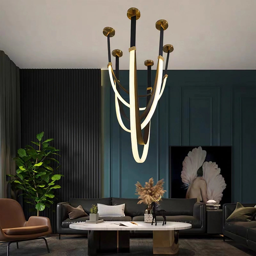 Kinetic Modern Globe Artistic Chandelier