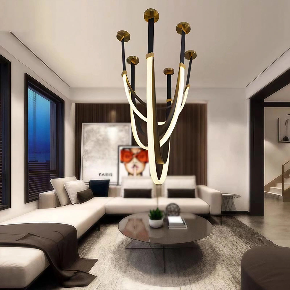 Kinetic Modern Globe Artistic Chandelier