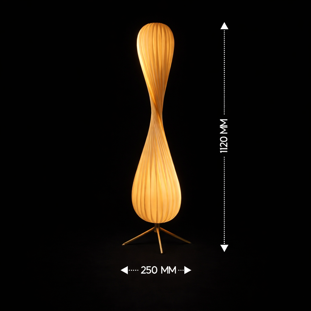 Liora Helix Floor Lamp (Medium)