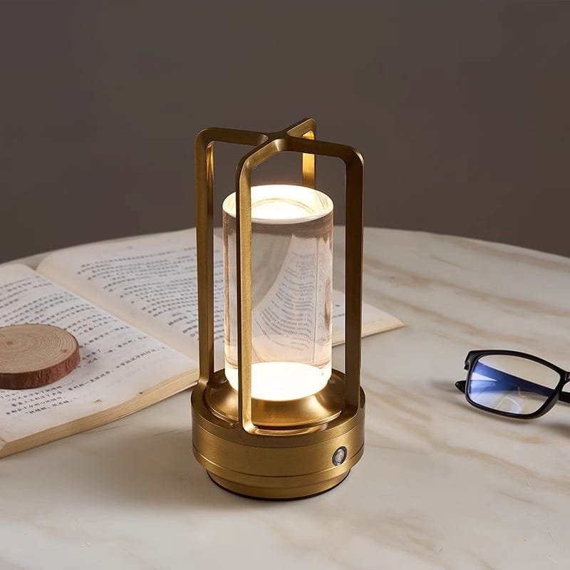 LucidLine Glass Table Lamp