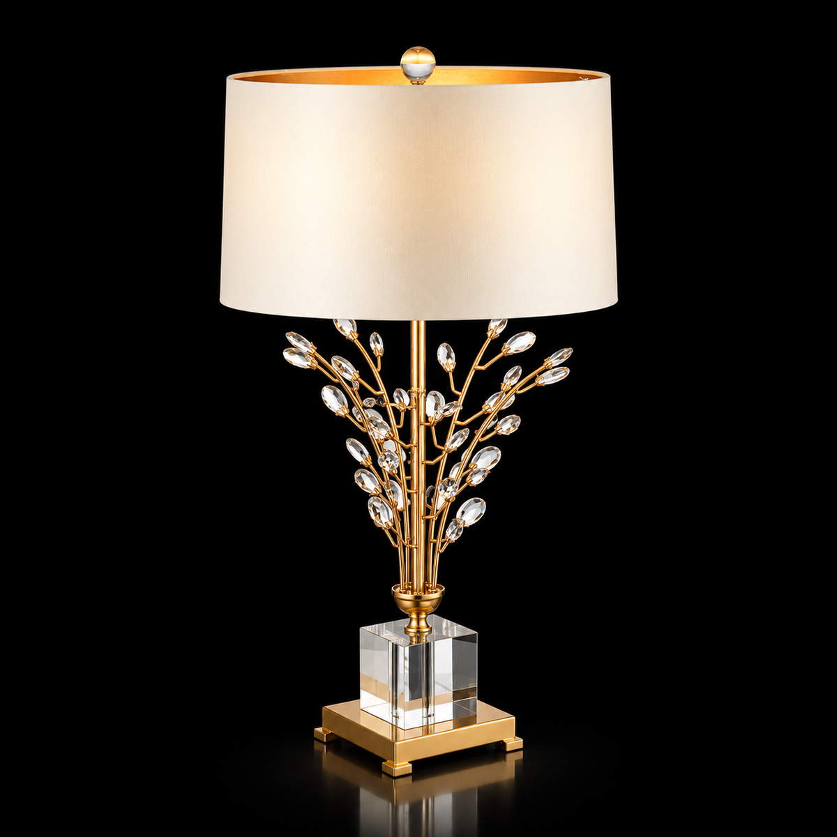 Rain Bud Glass Table Lamp