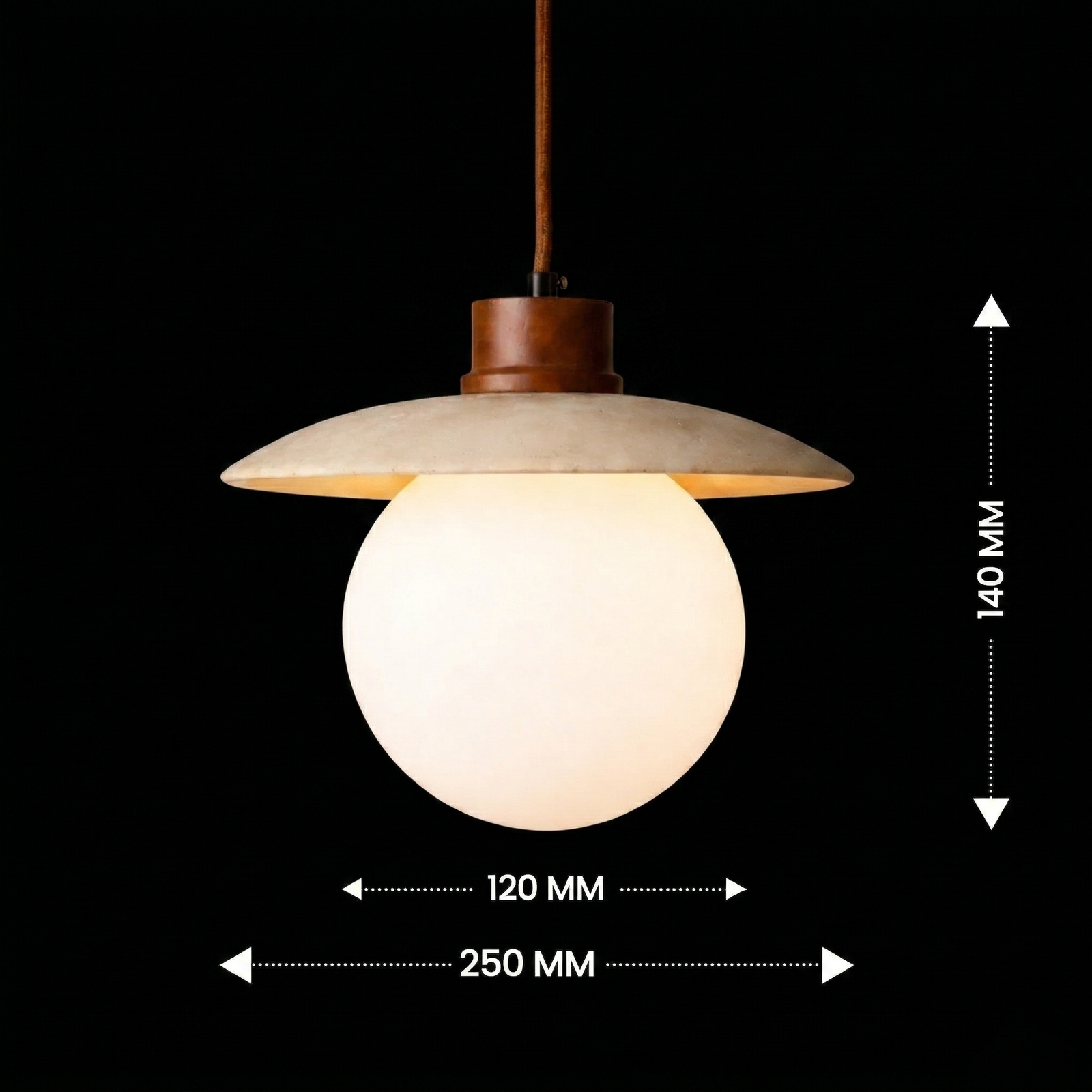 Solterra Globe Pendant Light