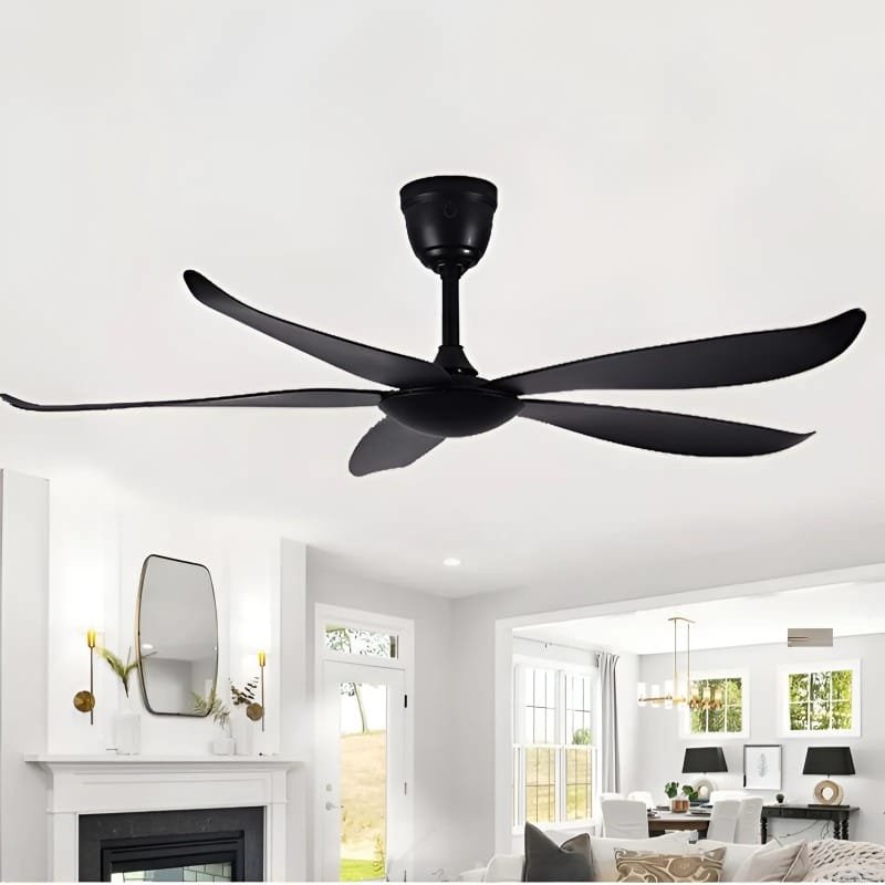 Catbird Black Ceiling Fan | 55W BLDC Motor | 1400mm | Black Body