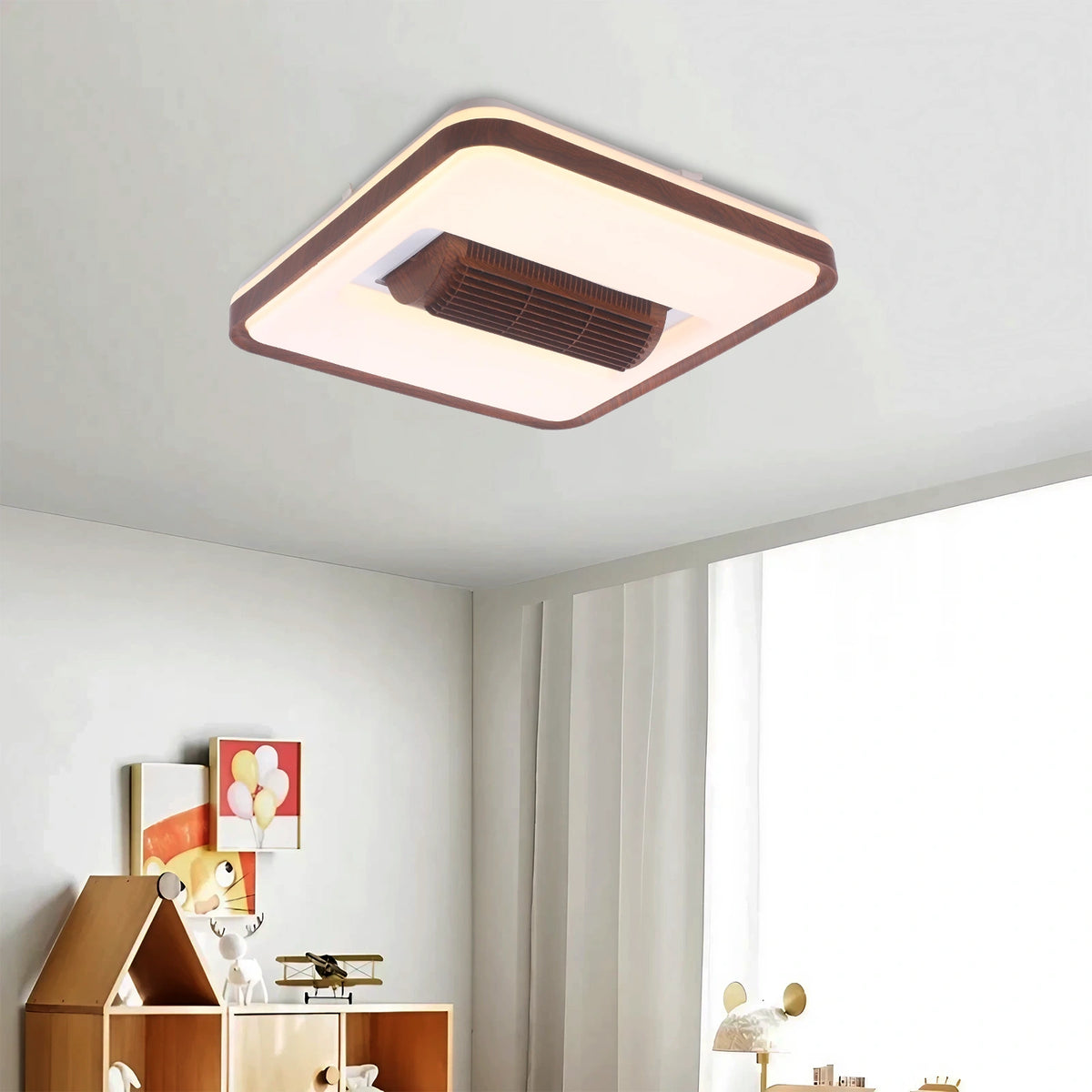Merlin Bladeless Fan | BLDC 17W Ceiling Fan with LED Light
