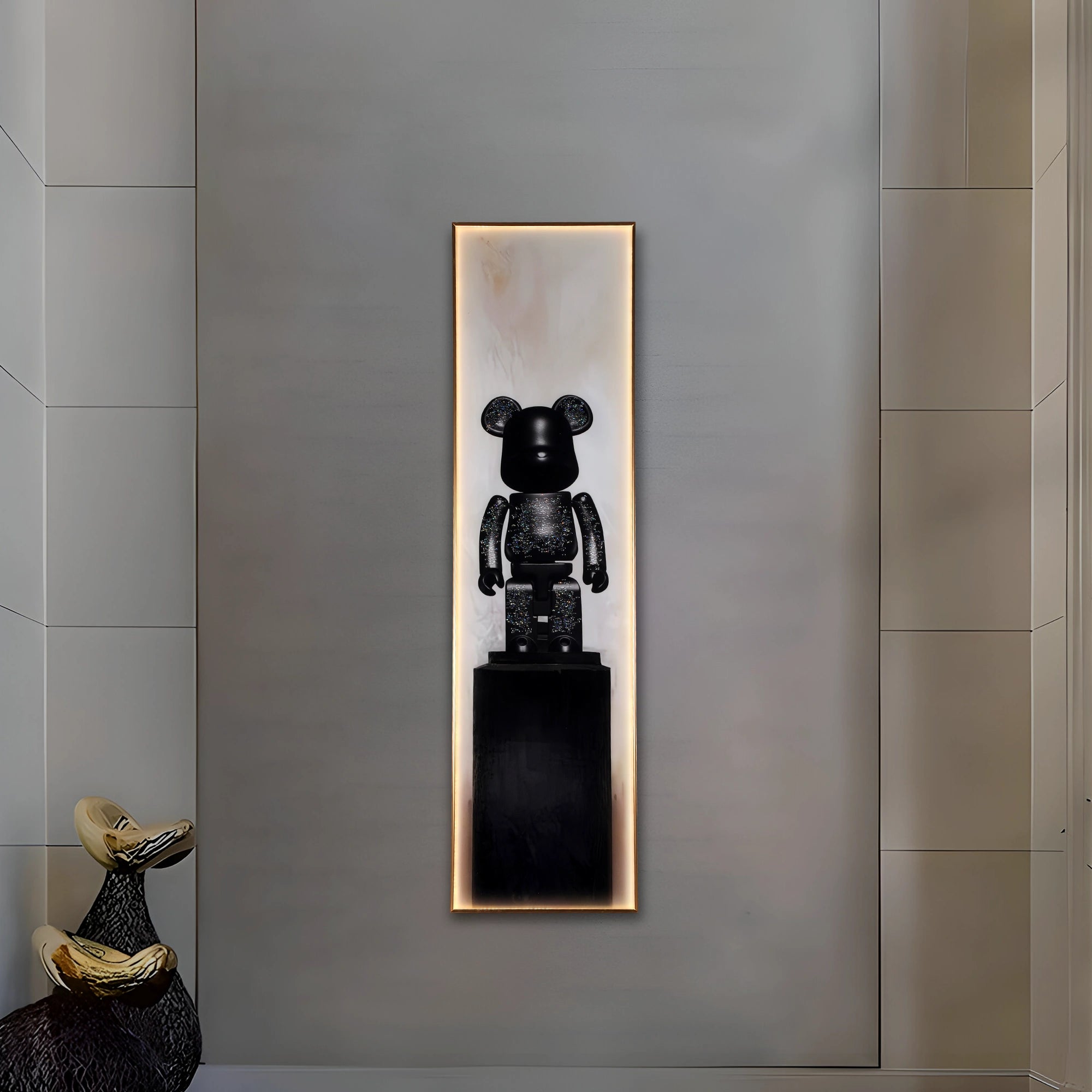 Midnight Bear Luxe Wall Art
