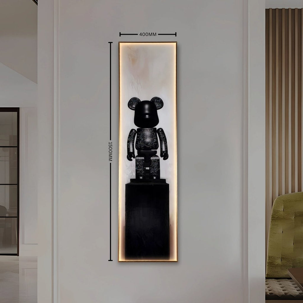 Midnight Bear Luxe Wall Art