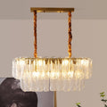 Mimosa (Wide) Glass Chandelier