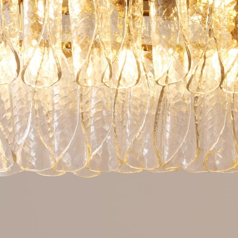 Mimosa (Wide) Glass Chandelier