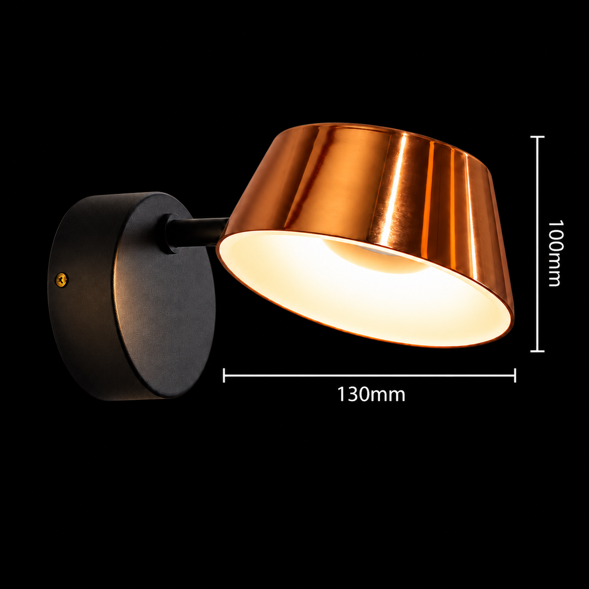 Rosemary Gild LED Wall Lamp