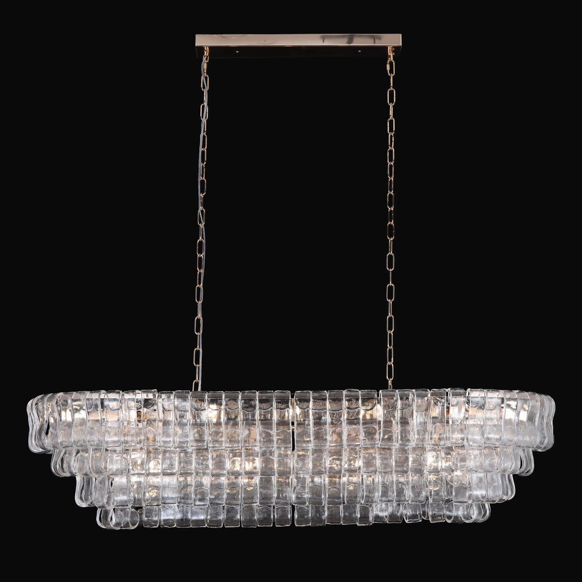 Lustraire Crystal Cascade LED Chandelier
