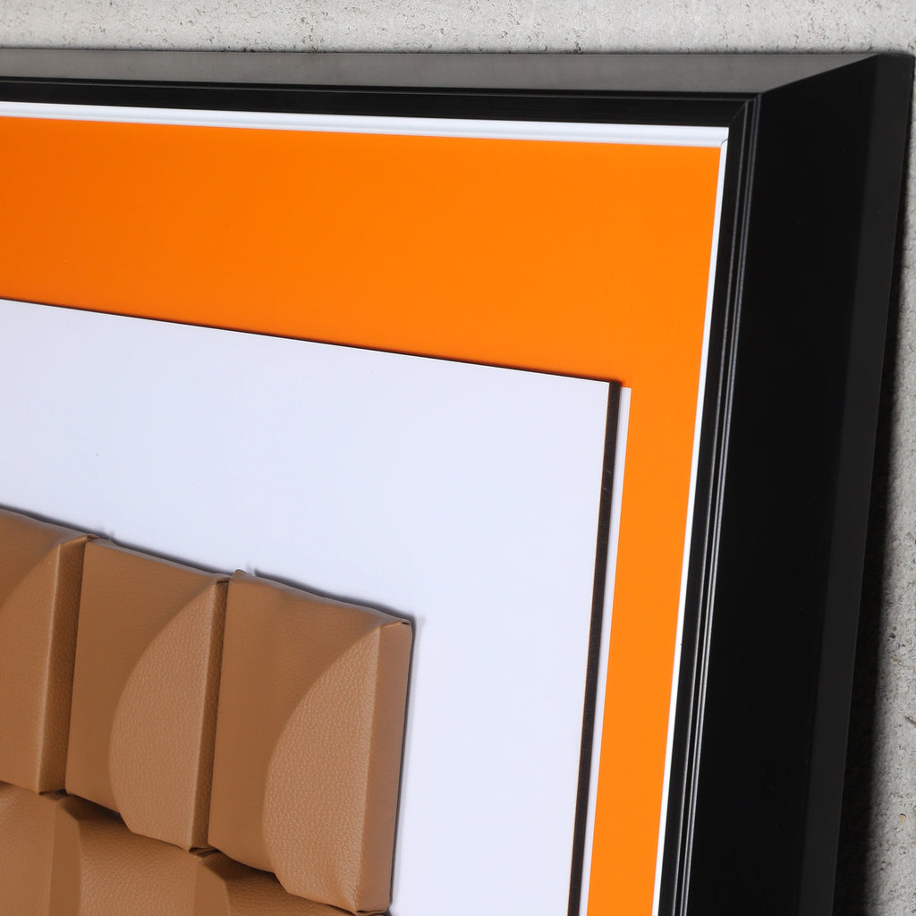 Modern Geometric Abstract 3-Piece Wall Frame