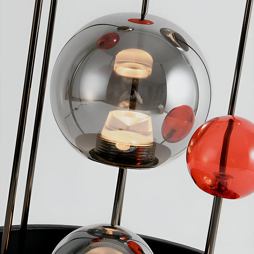 Modern Orb Cluster Glass Floor Lamp