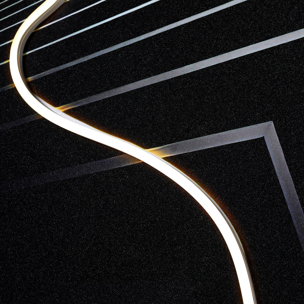 Neon Mirage Geometric Face Wall Art