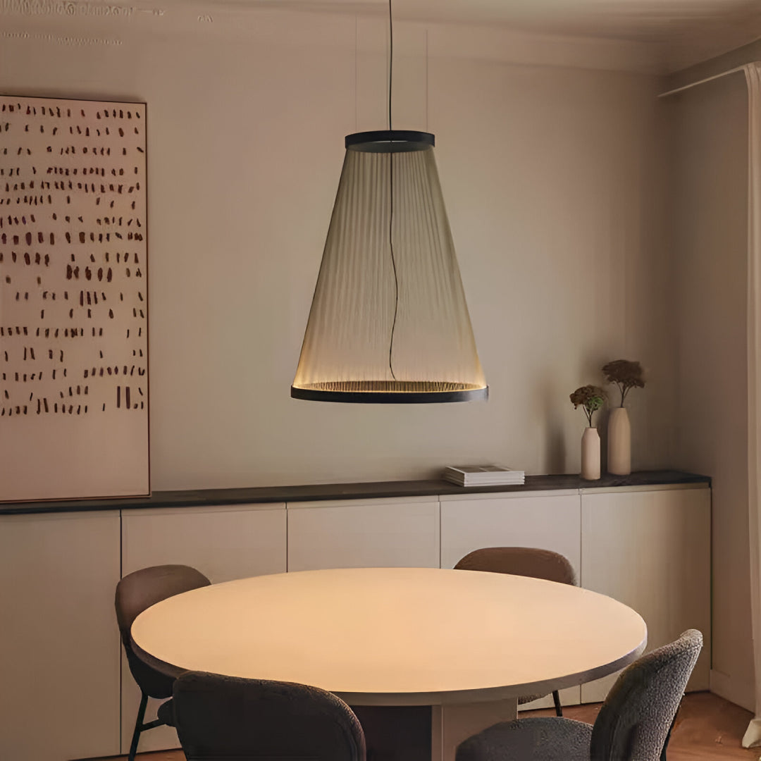 Nordic Fabric Shade Cone Pendant Light