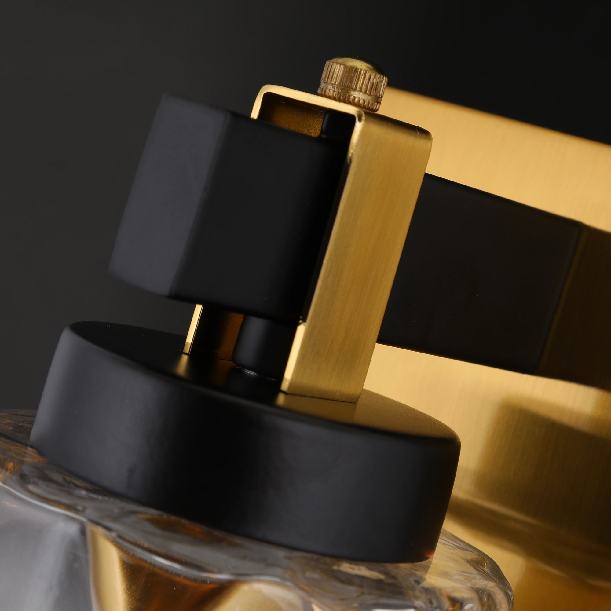 Nova Edge Gold & Black Bold Design Wall  Sconce