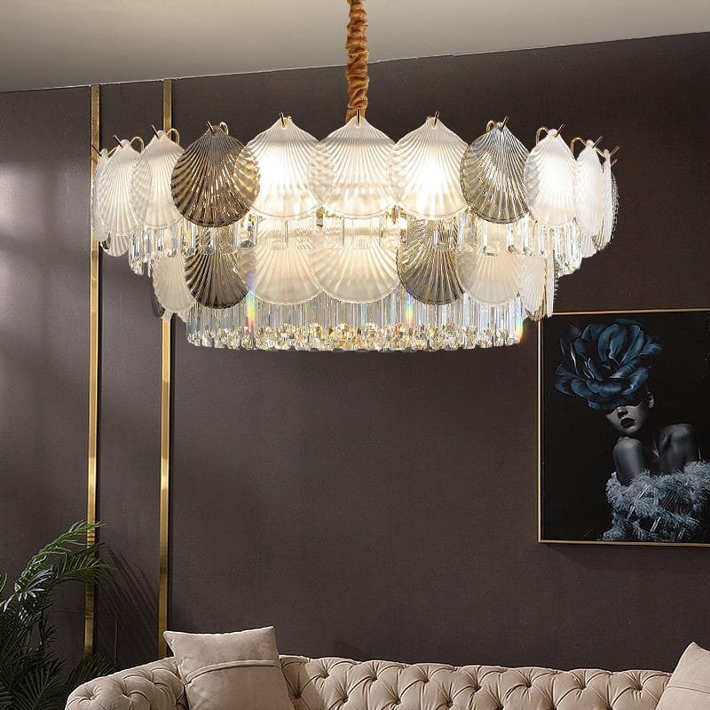 Cloud 9 Glass & Crystal Chandelier