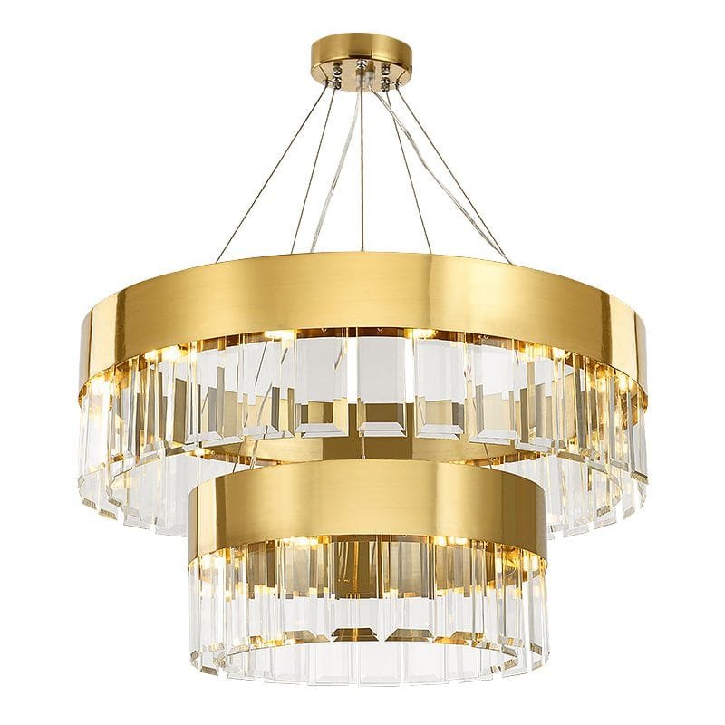 Brayerd Double Layered Glass Chandelier